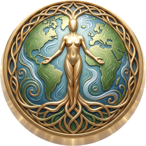 Watercolor emblem of the Living Earth tribe